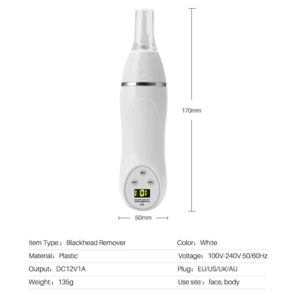 Electric pore suction and acne removing device beauty cleaner - Image 7