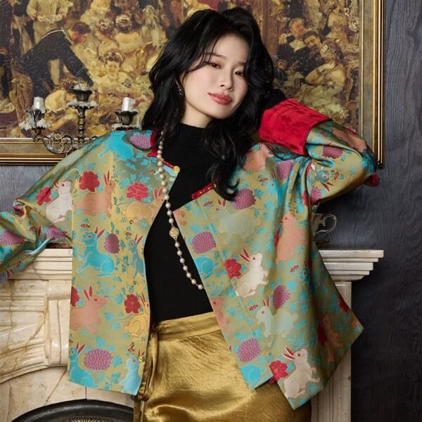 New Chinese Style Elegant High-grade Top Jacquard Jackets - Image 6