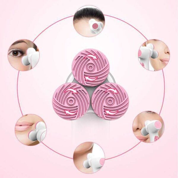 Three round 3D silicone cleansing instrument - Image 5