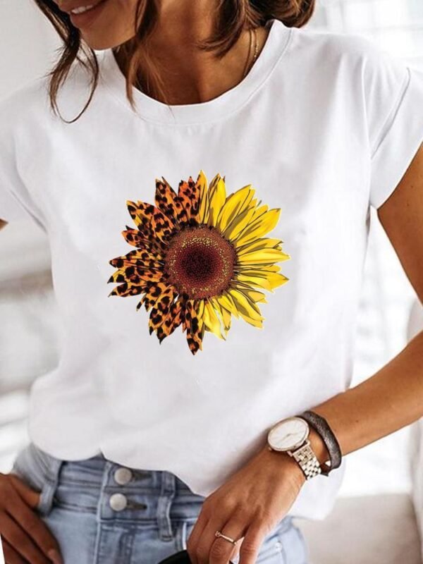 T-shirt AliExpress Amazon Independent Station Women's Short Sleeve - Image 7