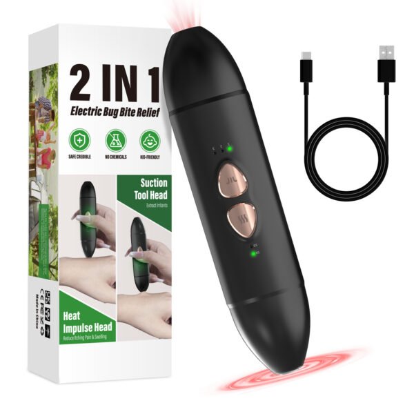 2-in-1 Electric Insect Bite Fever Suction Bite Toxin Anti-itching Instrument - Image 5