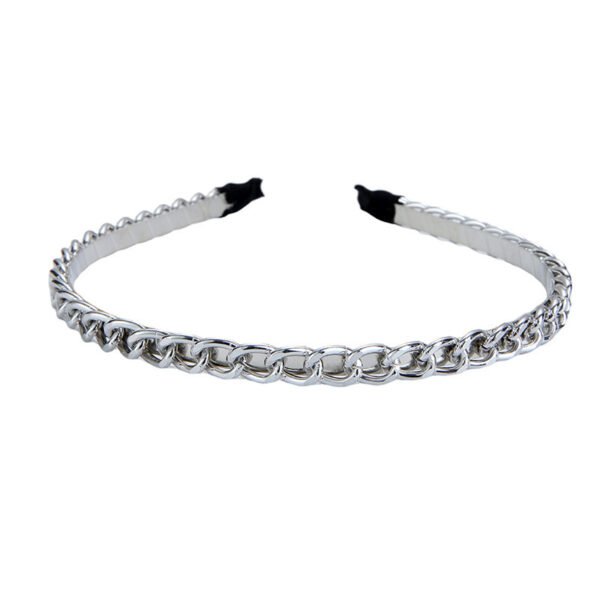 Thick Chain Hair-hoop Women's Metal Hair Band Handmade Winding Headdress Exquisite Hair Accessories Wholesale - Image 5
