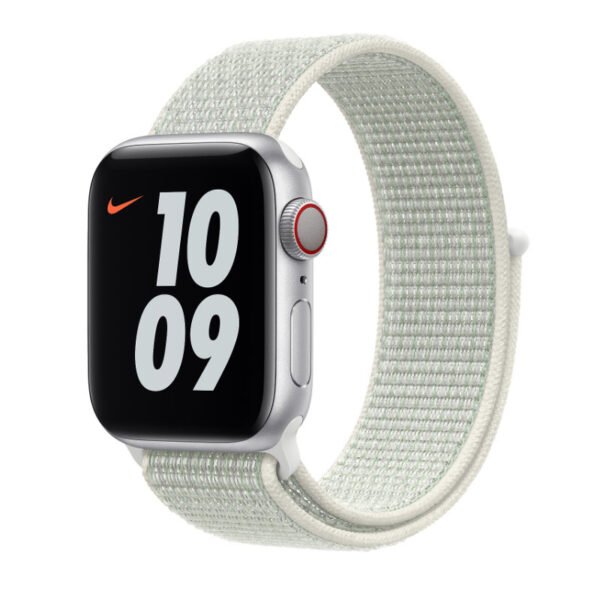 Nylon Loop Braided Two-Color Velcro Watch Strap - Image 5