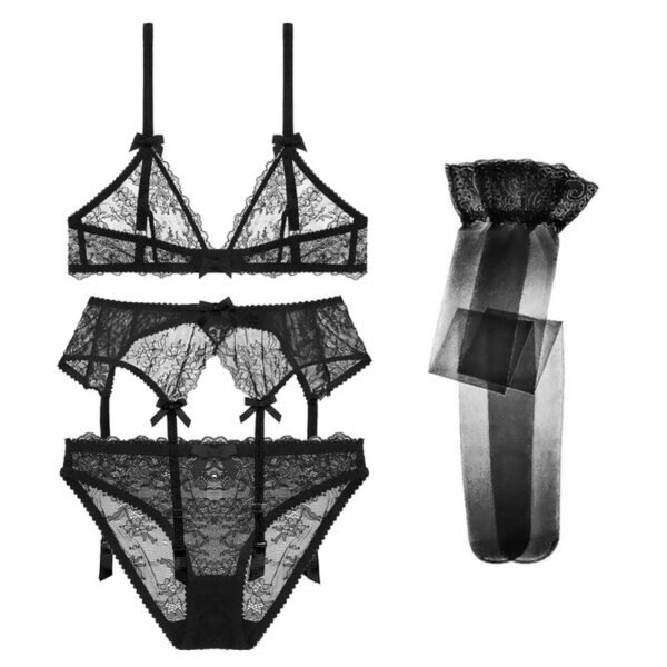 Ladies French Triangle Cup Lingerie Set - Image 7