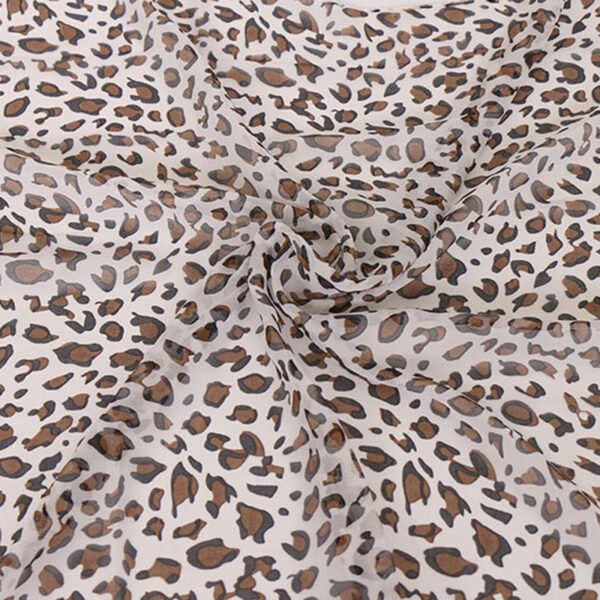 Women's Sun Protection Scarf Small Chiffon Spots - Image 3