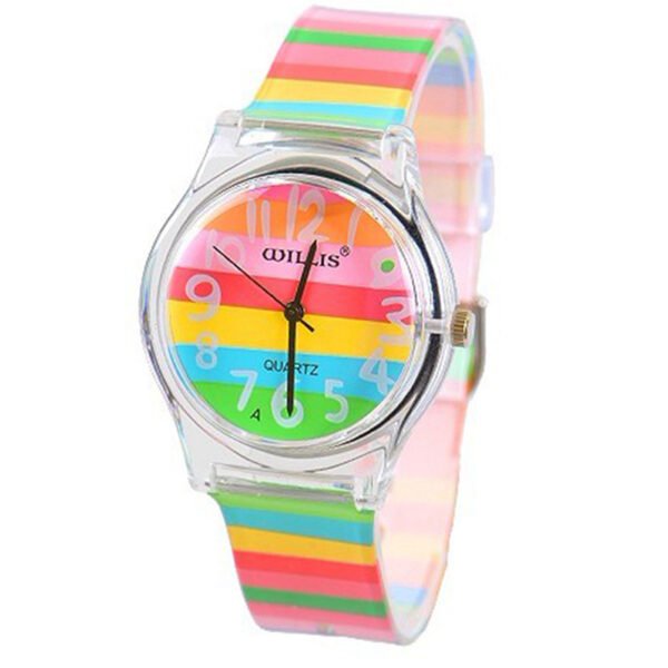 Striped student sports quartz watch - Image 4