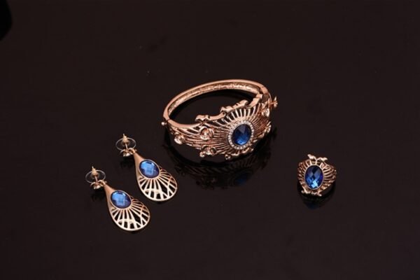 Necklace, earrings, bracelet, ring set - Image 2