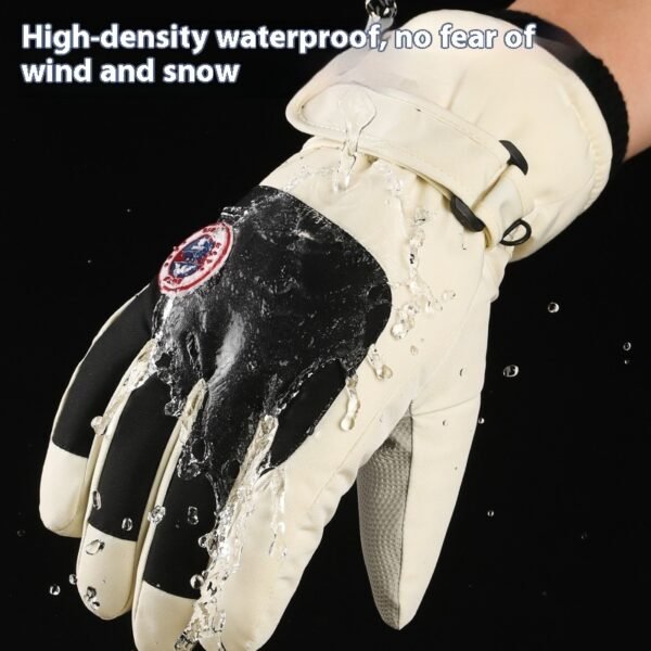 Winter Ski Windproof Touch Screen Fleece Warm Gloves - Image 4