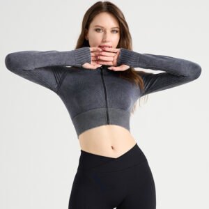 Matte Long Sleeved Jacket