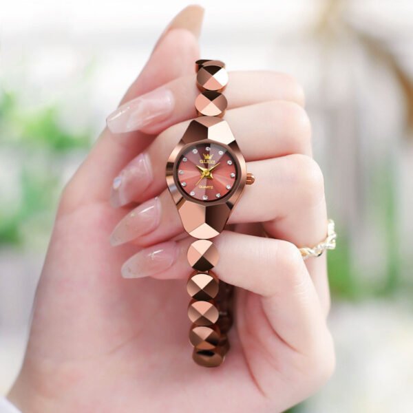 Bracelet Ceramic Tungsten Steel Quartz Watch - Image 6