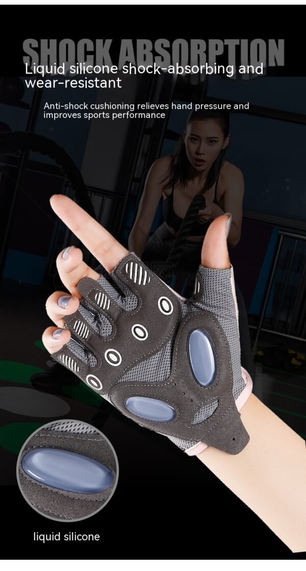 Women's Trendy Sports Half-finger Fitness Gloves - Image 9