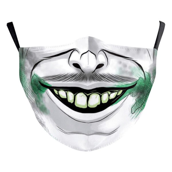 Wansheng Digital Printing Face Animal Tiger Ear Hanging Double-layer Mask - Image 6