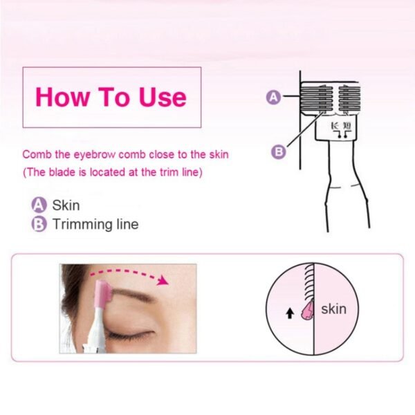 Electric eyebrow shaping tool Lady's eyebrow shaving machine - Image 6