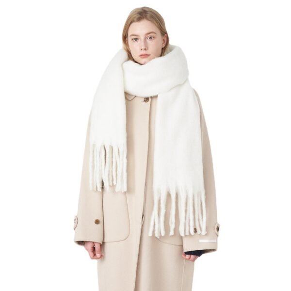 Thickened Plus-sized Macaron Color Warm All-matching Shawl - Image 8