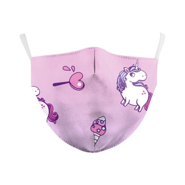 Christmas Single Corner Print Double Layer Dust Mask - Image 3