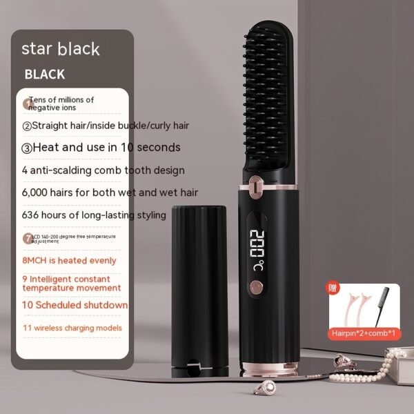 Charging Wireless Straight Portable Mini Non-hurt Power Generation Comb - Image 8