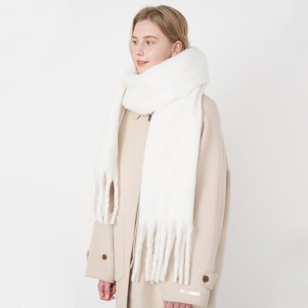 Thickened Plus-sized Macaron Color Warm All-matching Shawl - Image 5
