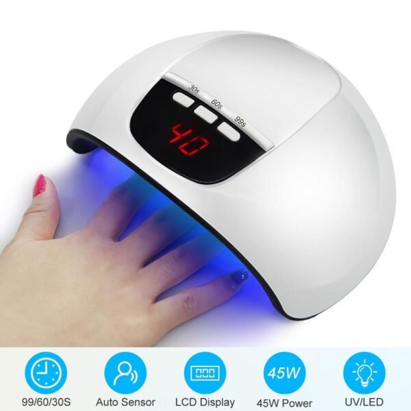 Nail Dryer Nail Lamp Smart Sensor 54W - Image 3