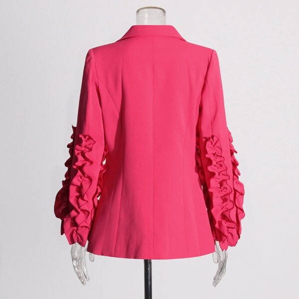 Stitching Wooden Ear Design Suit New Suit - Image 5