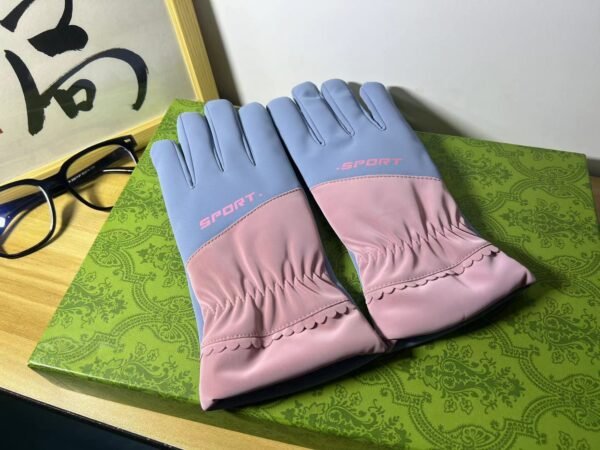 Touch Screen Student Wind-proof And Cold Protection Knitted Gloves Thickened - Image 6