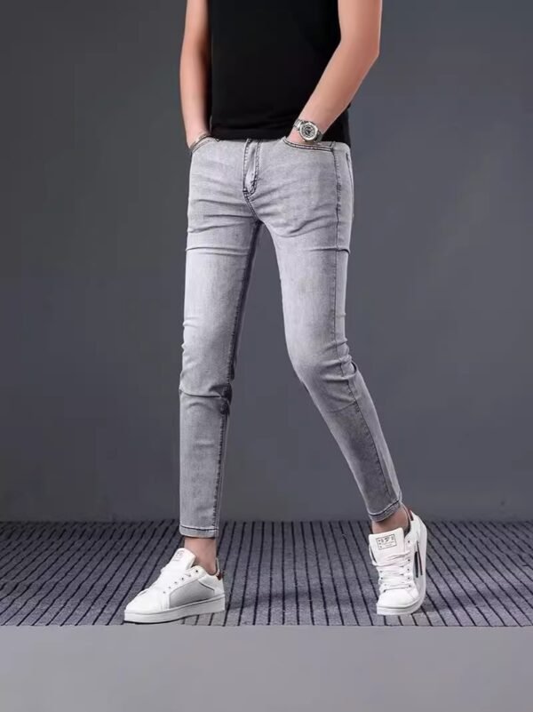 Stretch Slim Fit Elastic Ankle-length Pants Skinny Pants Spring And Summer Jeans - Image 4