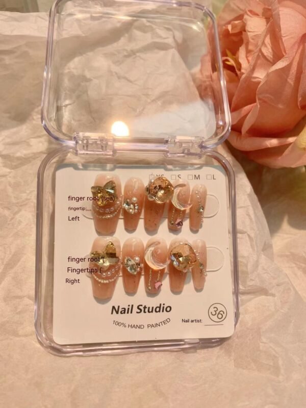 Wearing Sun Protection Detachable False Nails - Image 7