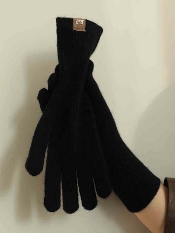 Warm-keeping And Cold-proof Finger Touch Screen Gloves - Image 2
