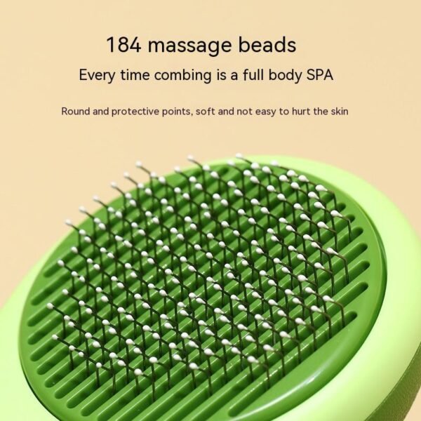 Pet Grooming Brush with Stainless Steel Needle - Image 4