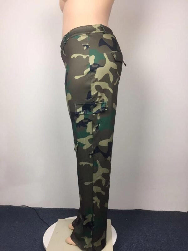 Street Leisure Sports Fans Color Printing Plus Size Pants - Image 5