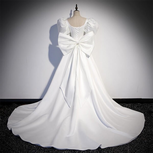 White Evening Dress Women's Banquet - Image 2