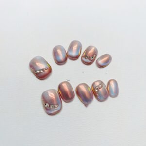 White Short Finished Product Fake Nail Tip