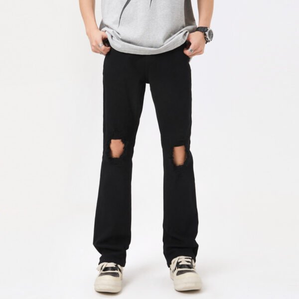 American High Street Black Ripped Jeans Men - Image 5