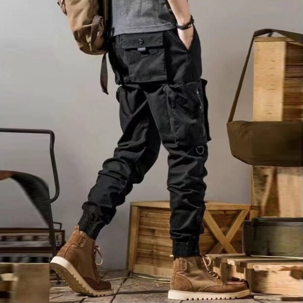 American Workwear Pants Men's Straight Functional Outdoor Tactics Casual Pants - Image 5