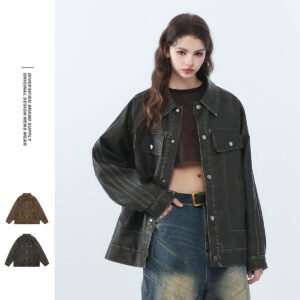 Distressed Leather Jacket