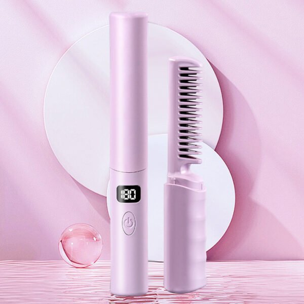 LCD Charging Portable Straight Comb - Image 3