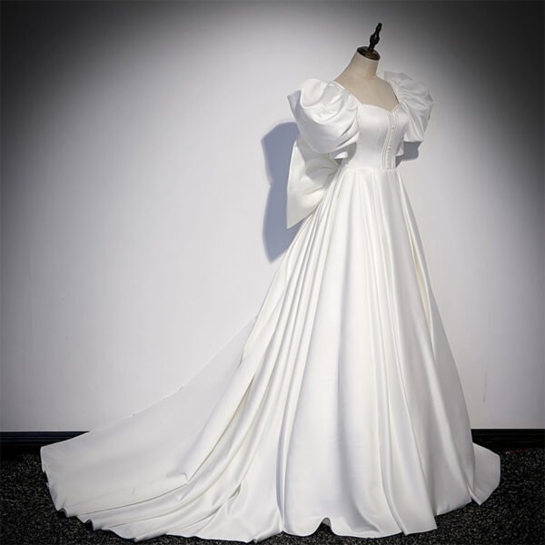 White Evening Dress Women's Banquet - Image 6