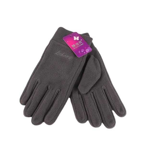 Autumn And Winter Warm Polar Fleece Gloves Riding Thick Fashion - Image 3