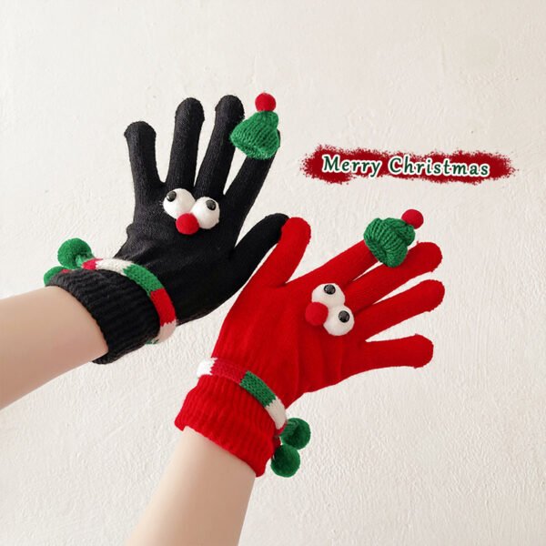 Christmas Gloves Funny Warm - Image 2
