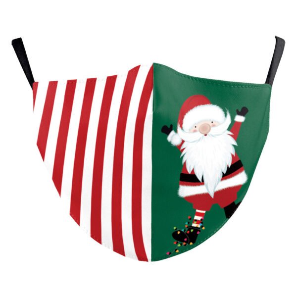 Christmas Digital Printing Double-layer Dust Mask - Image 8