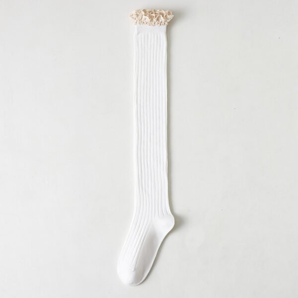 Japanese Lengthened Vertical Bar Twist Stockings - Image 9