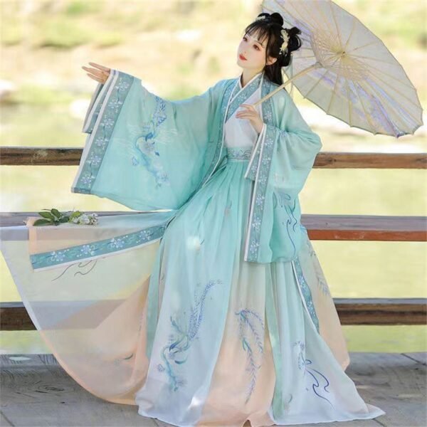 Elegant Cross-Collar Dress - Image 2