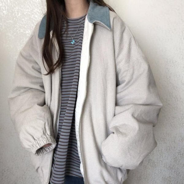 Thickened Lamb Wool Coat Korean Style Loose - Image 3