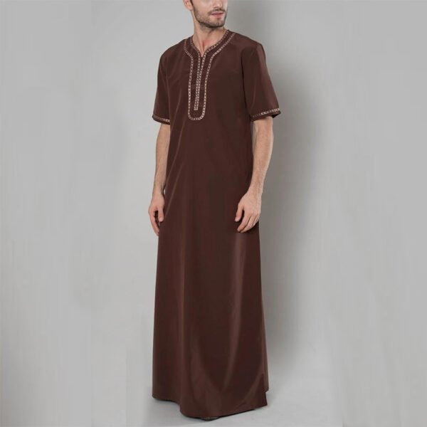 New Loose Men's Casual Muslim Robe - Image 4
