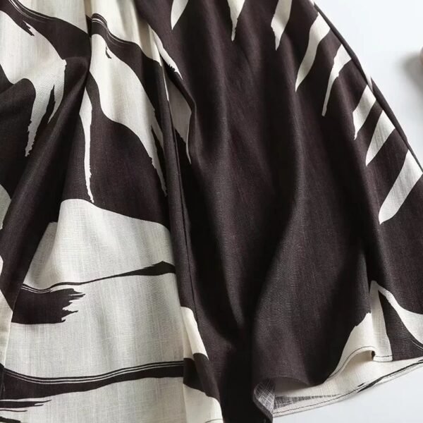Casual Style Printed Temperament Long Skirt - Image 5