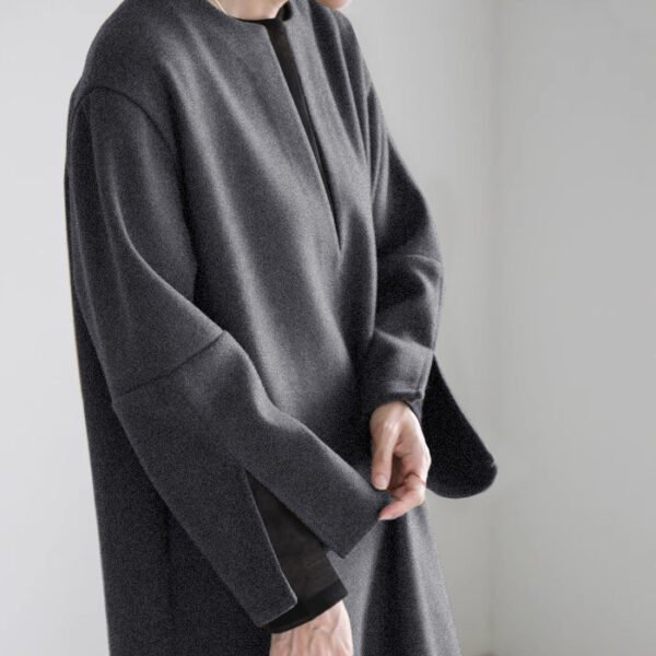 Autumn And Winter Woolen Women's Baggy Coat - Image 9