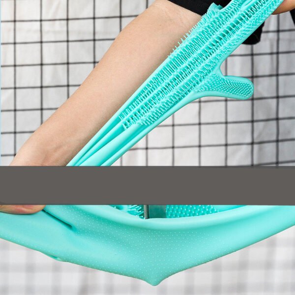 Silicone Dog Grooming Comb & Bath Brush Glove - Image 4