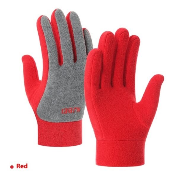 Autumn And Winter Warm Polar Fleece Gloves Riding Thick Fashion - Image 10