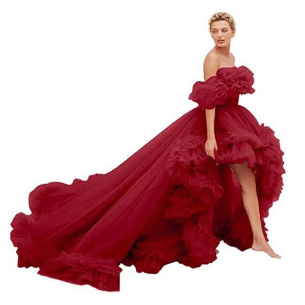 Tube Top Short Front And Long Back Dress - Image 4