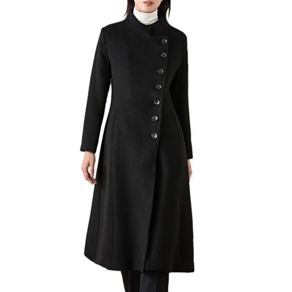 Elegant Cashmere Wool Coat - Image 2