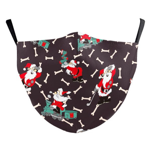 Christmas Snowflake Digital Printing Double-layer Dust Mask - Image 9